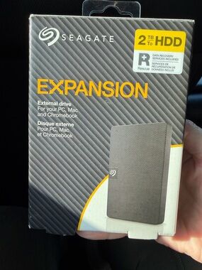 Seagate Expansion 2TB External HDD - Gray